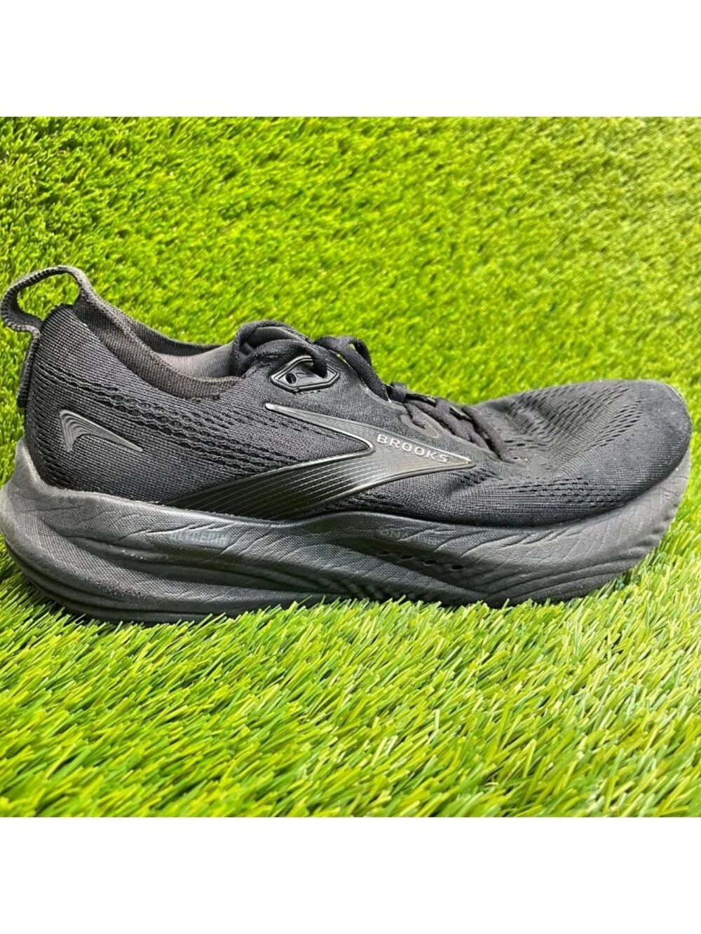 Brooks Glycerin 22 Mens Size 9 Black Athletic Running Walking Shoes Sneakers